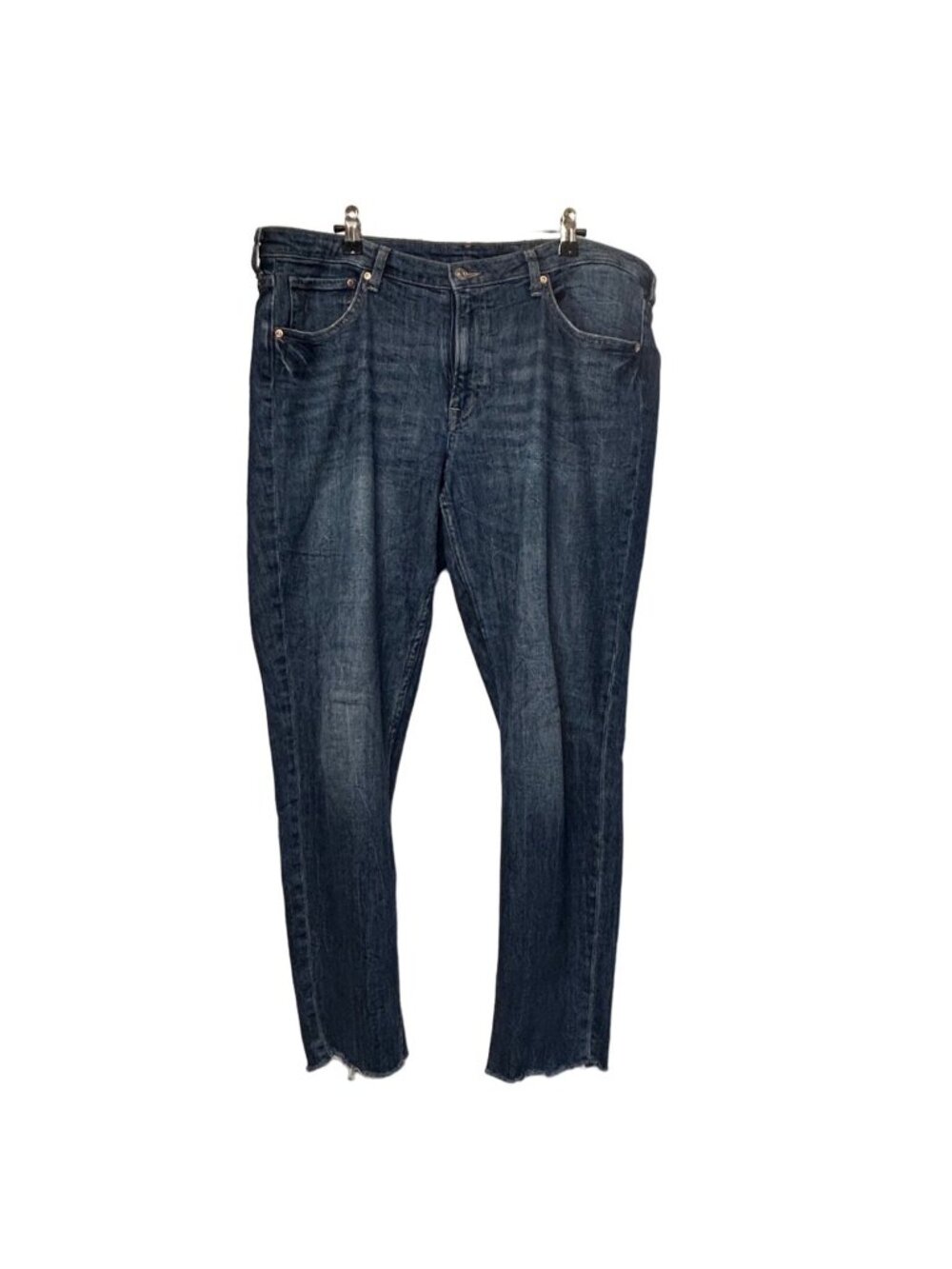 H&M Girlfriend Fit Regular Waist &Denim Blue Jeans Women’s Size EU 44 1334